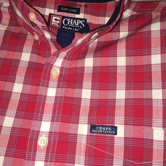 CHAPS by Ralph Lauren short sleeve button up Sz S - Picture 2 of 4